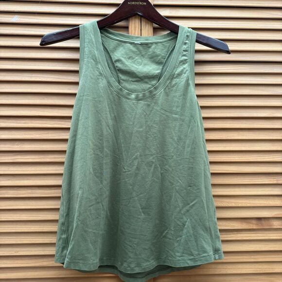 Lululemon Athletica green flowy tank size 4 - Picture 5 of 5